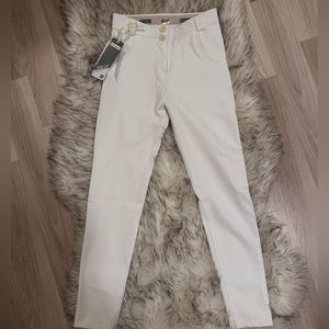 NWT Freddy wr.up faux leather pants XXS 7/8 length